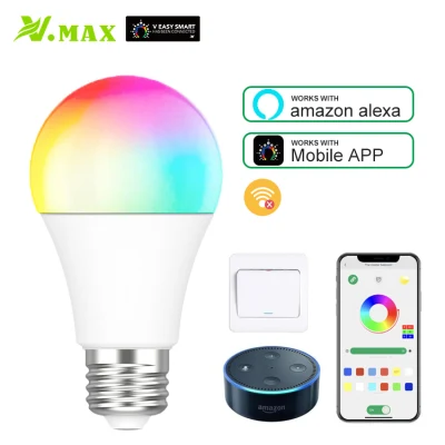 Vmax カラフルな LED ライト、家庭用スマート電球、スマート電球
